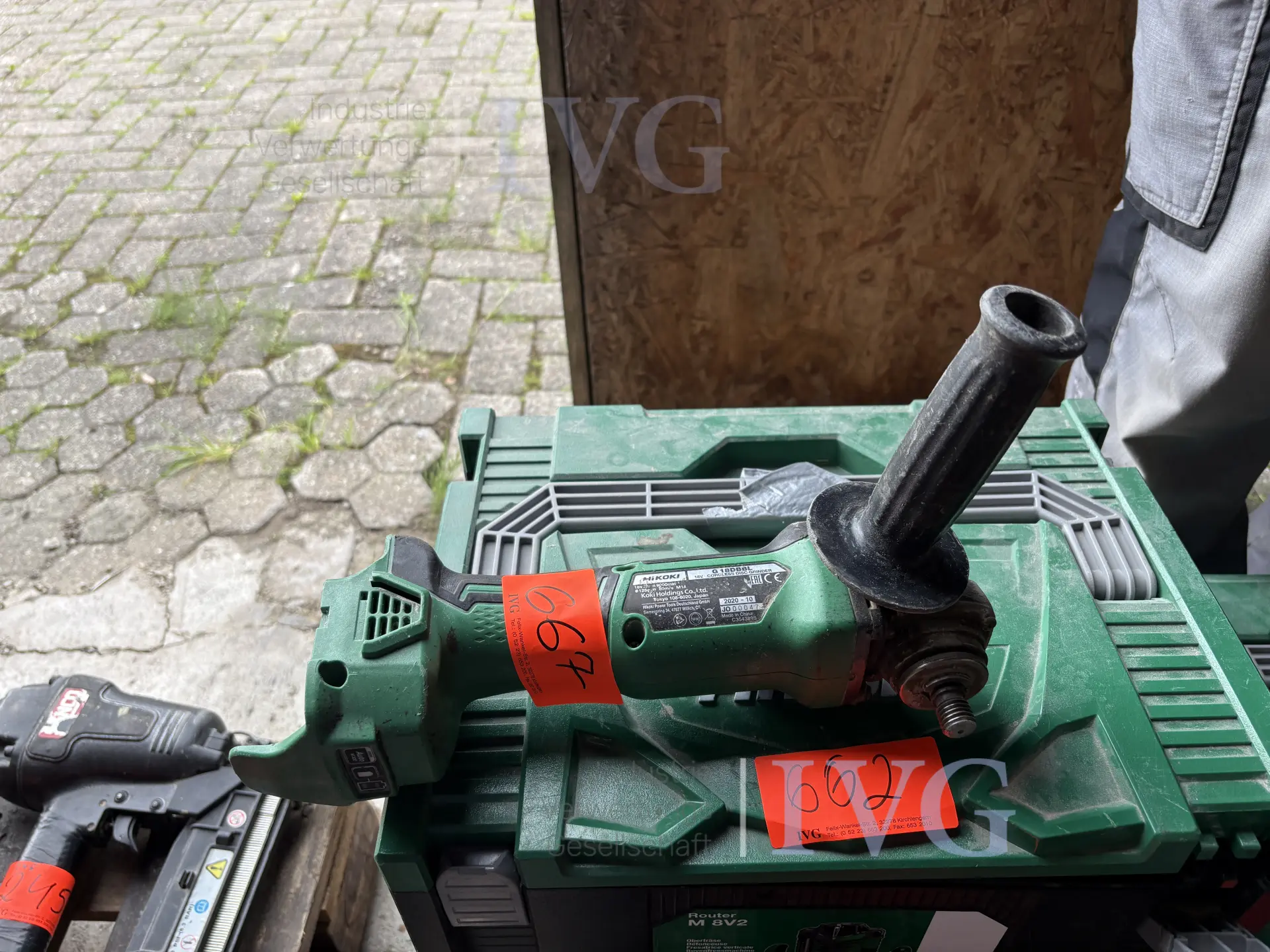 Akku-Winkelbohrmaschine HIKOKI G 18DBBL